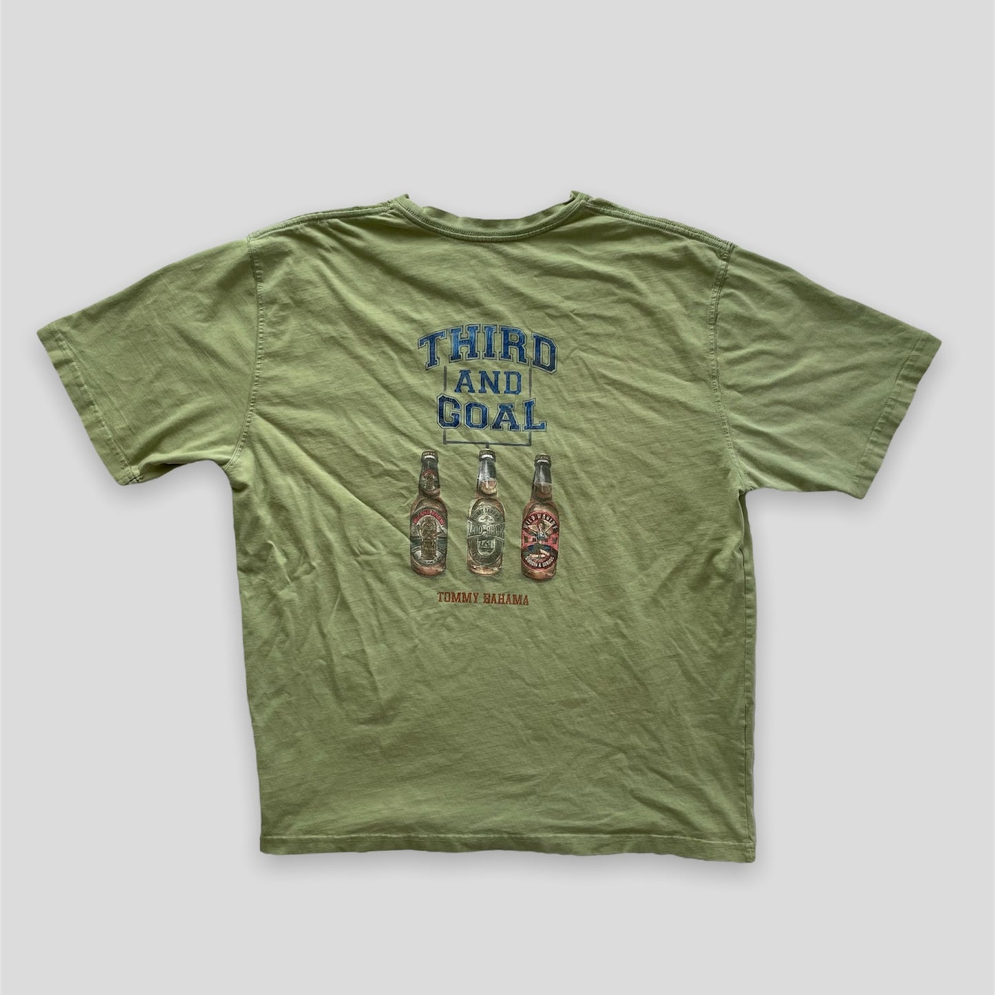 Tommy Bahama Sage Green ‘Third and Goal’ Graphic Tee - XX-Large