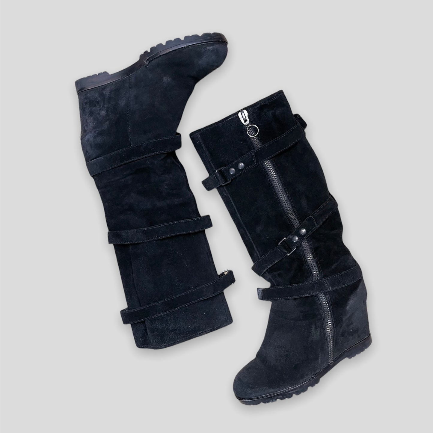 ASH Knee High Suede Boots - Zoehify