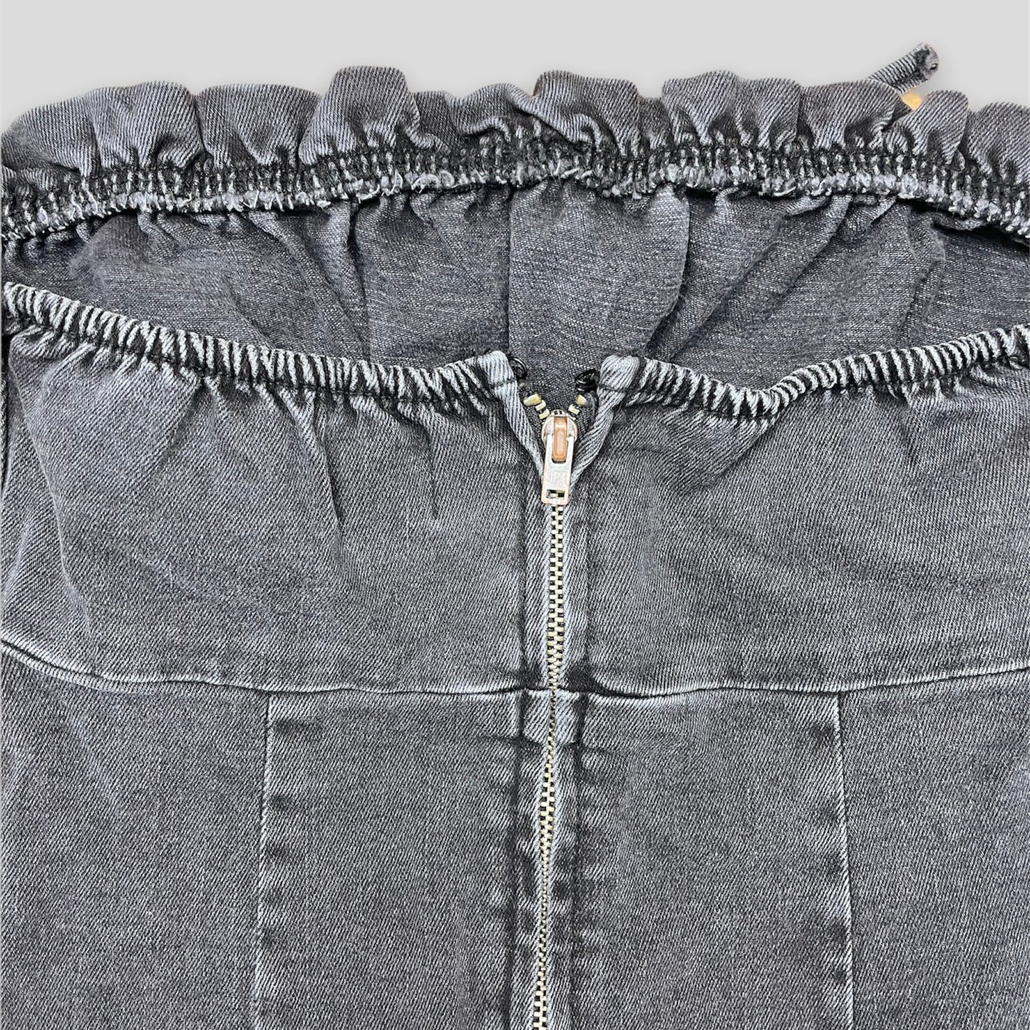 Black Denim Mini Dress - Zoehify