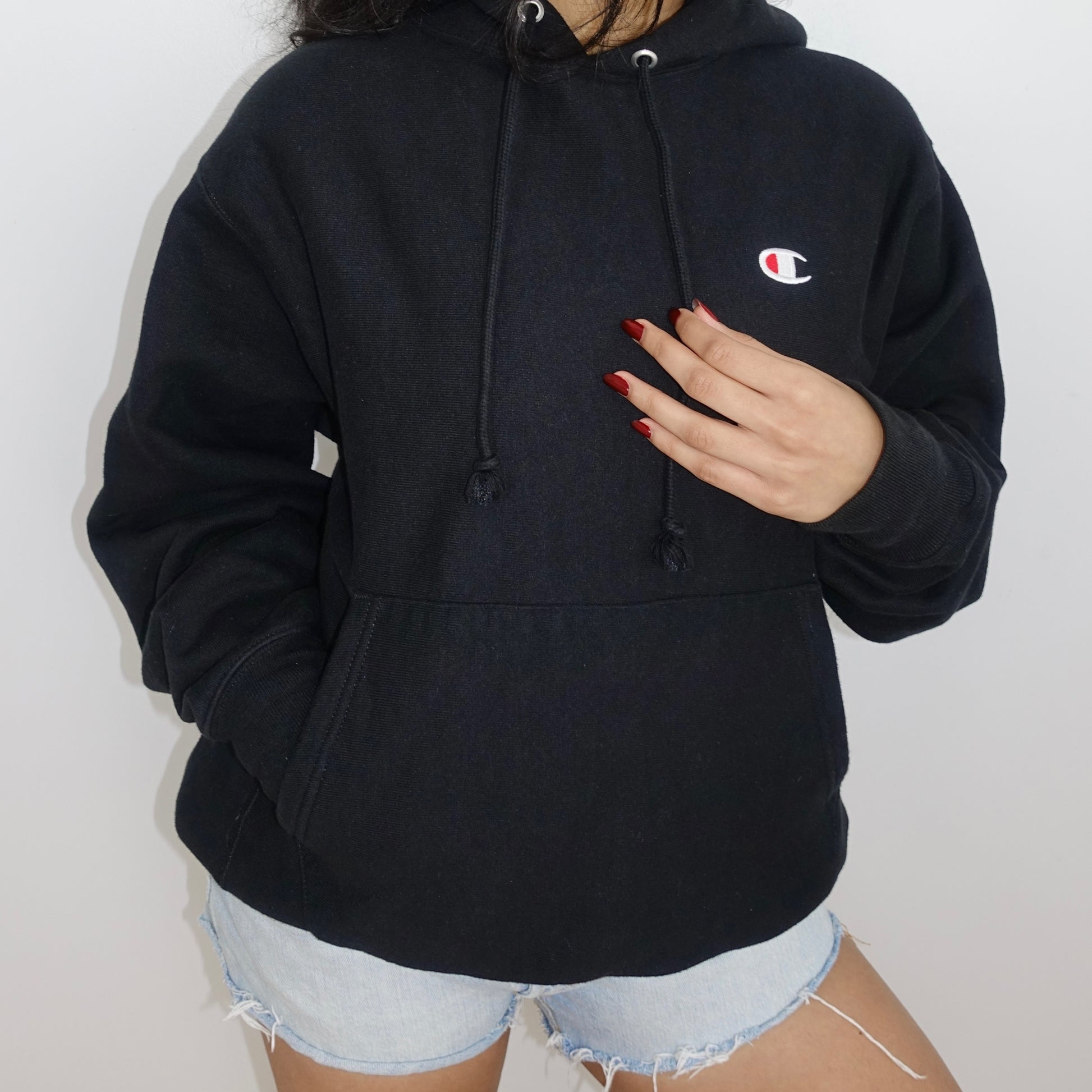 Black Champion Hoodie - Zoehify