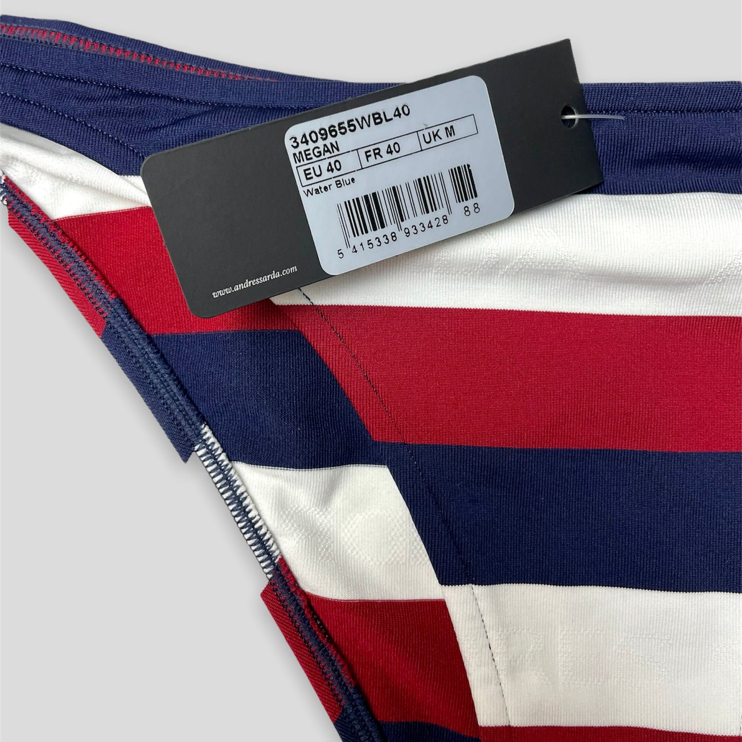 Deadstock Striped Andres Sarda Bikini Bottom - Zoehify