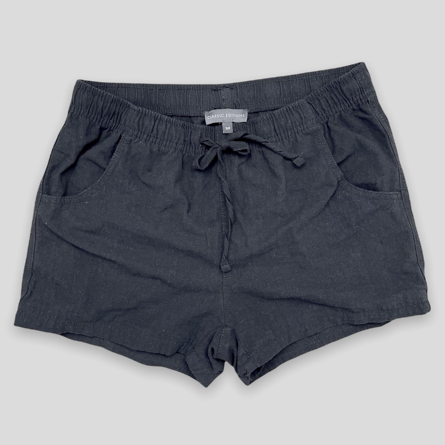 Black Linen Shorts - Zoehify
