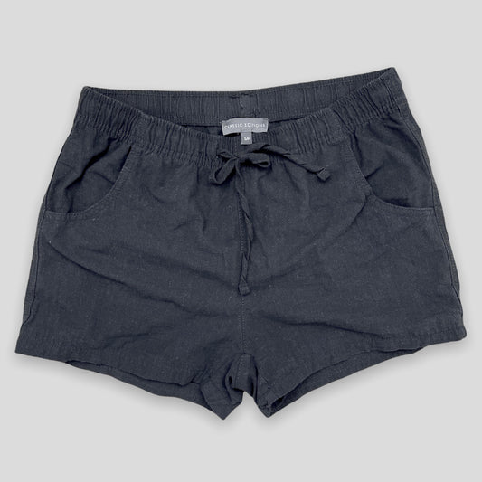 Black Linen Shorts - Zoehify 