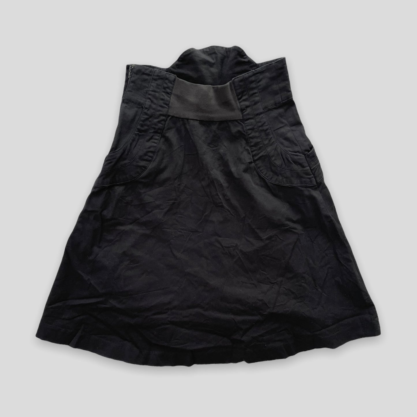 Black Tsumori Chisato Midi Skirt - Zoehify