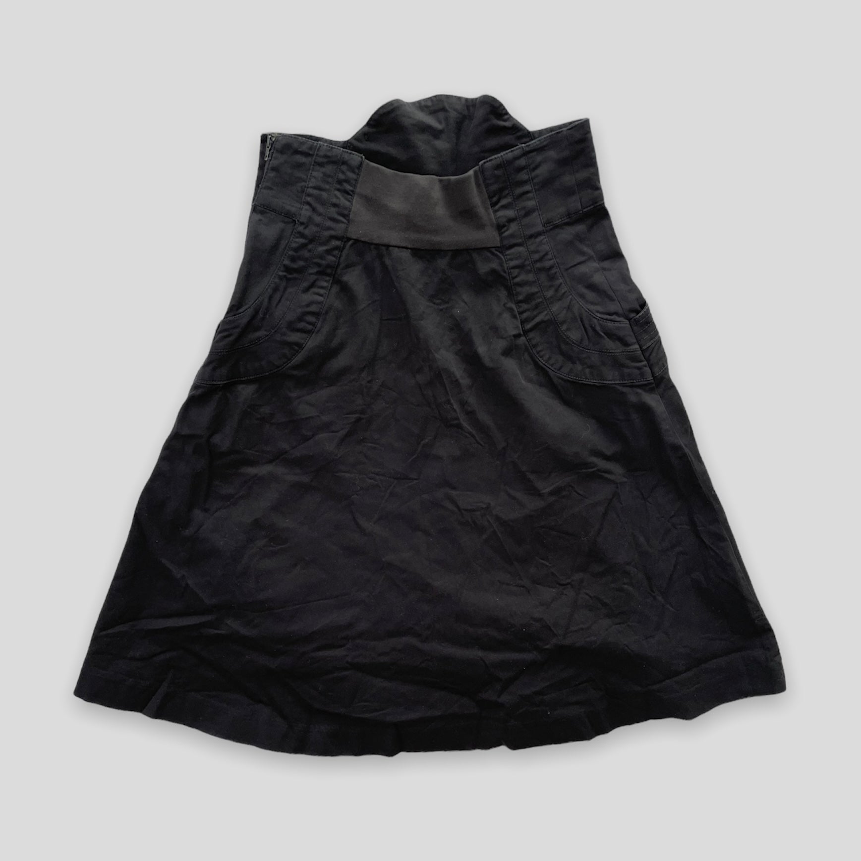Black Tsumori Chisato Midi Skirt - Zoehify