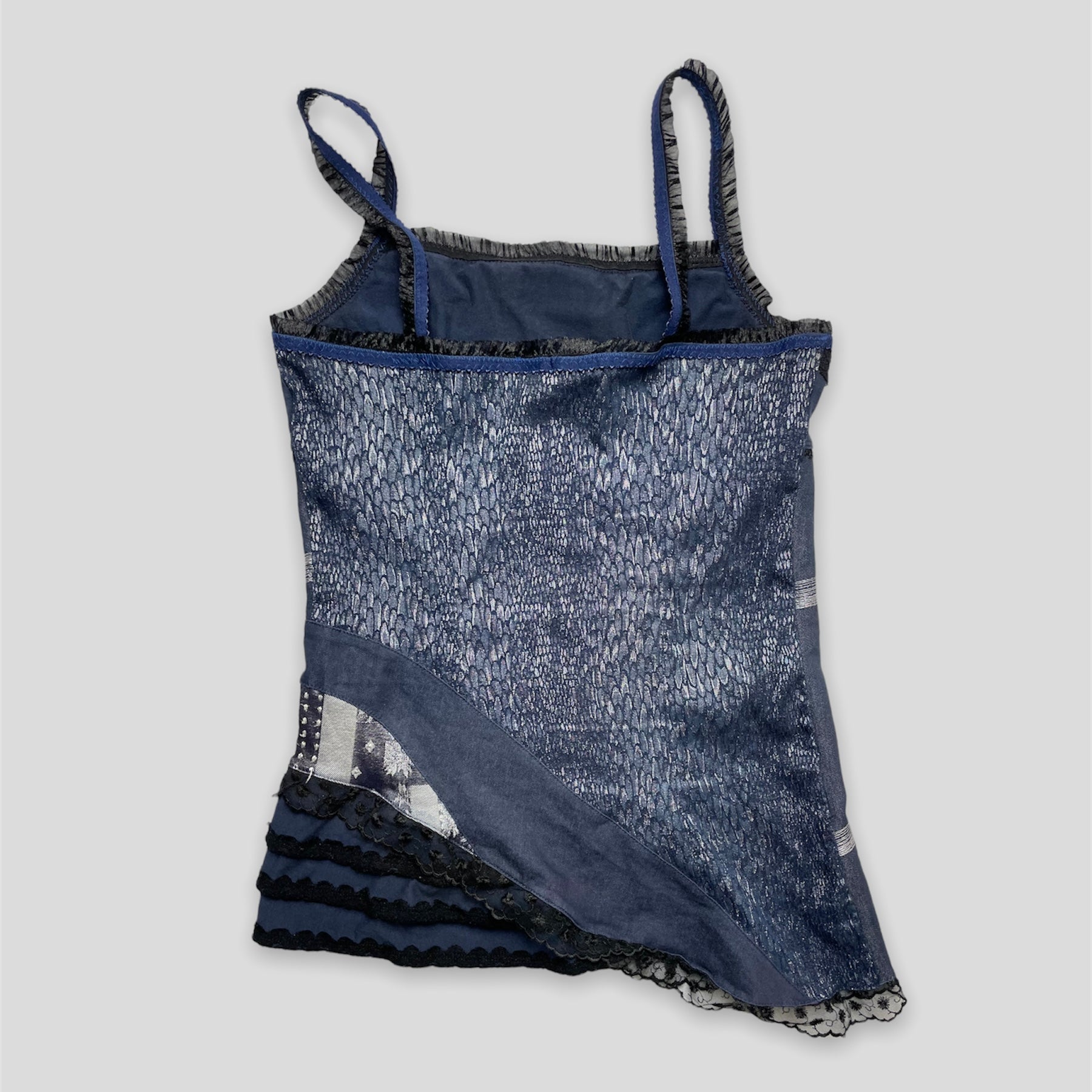 Denim Patchwork Tank - Zoehify