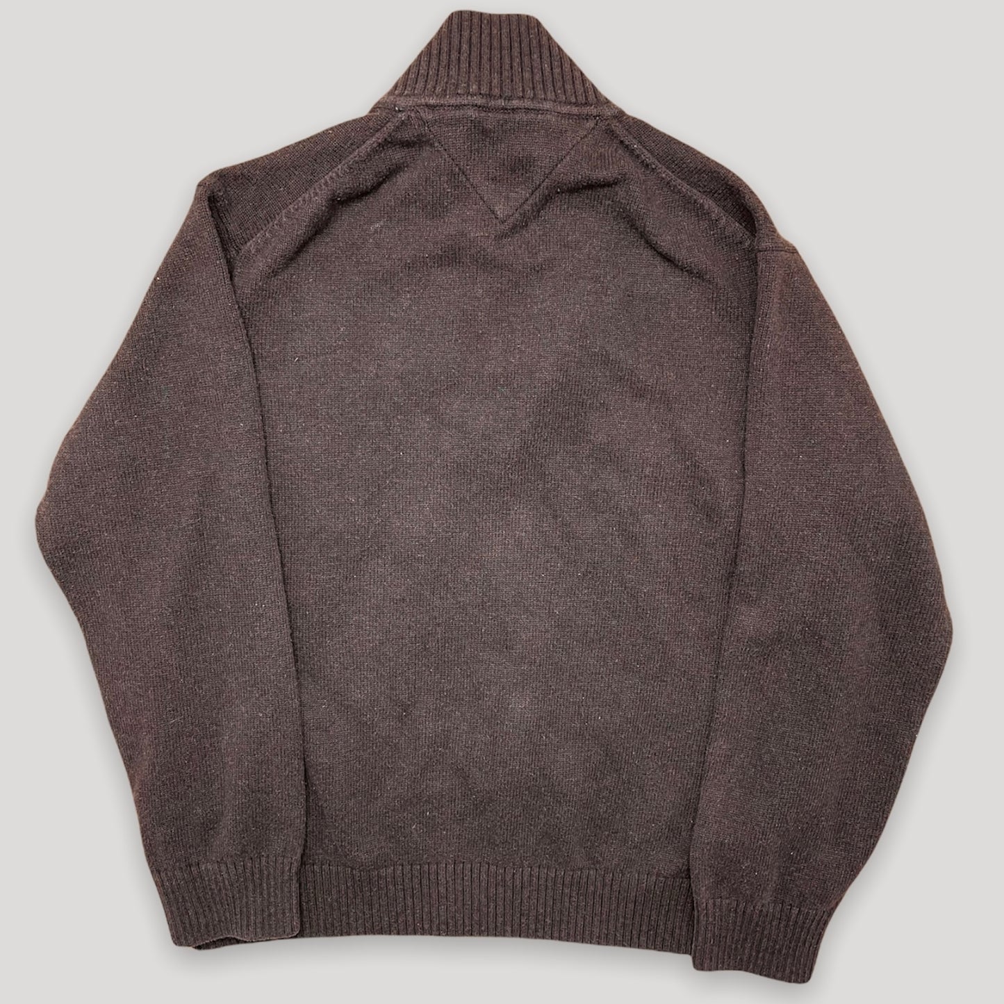 Brown Tommy Hilfiger Quarter Zip - Zoehify
