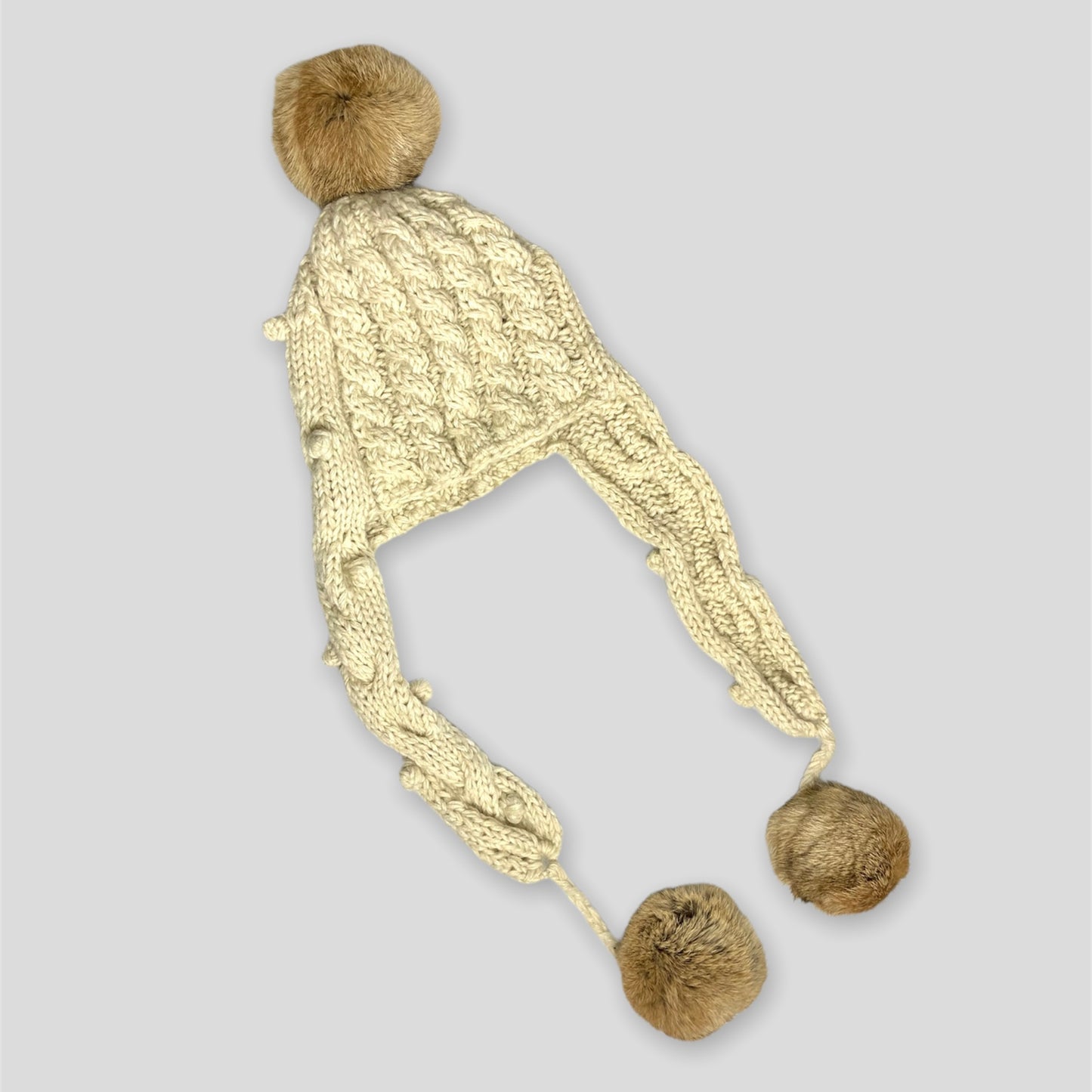 Fur Pom Pom Tuque - Zoehify