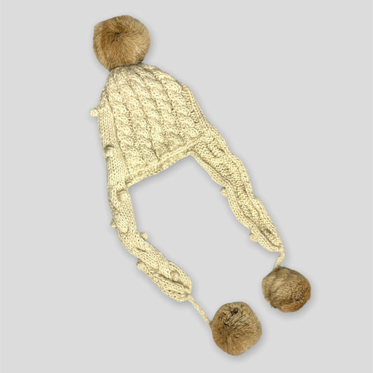 Fur Pom Pom Tuque - Zoehify
