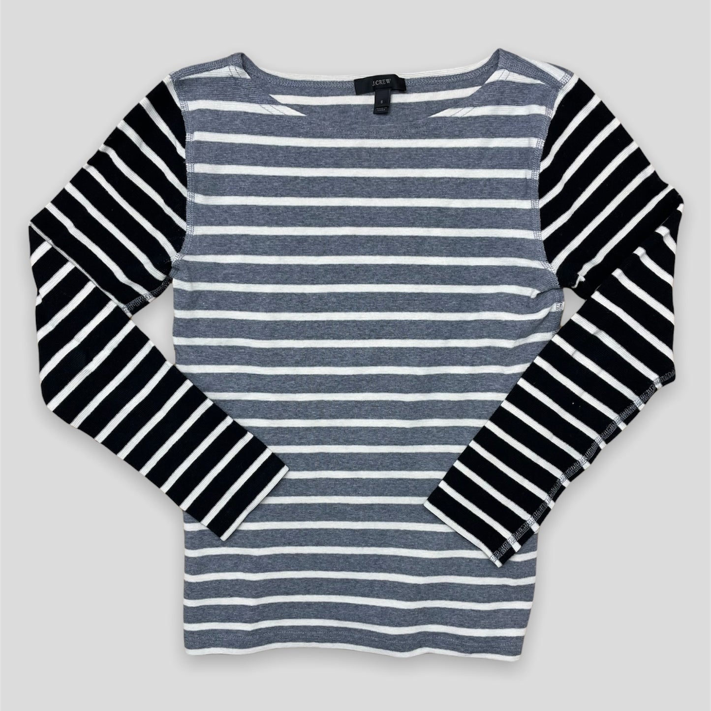 Striped Boat Neck Tee - Zoehify