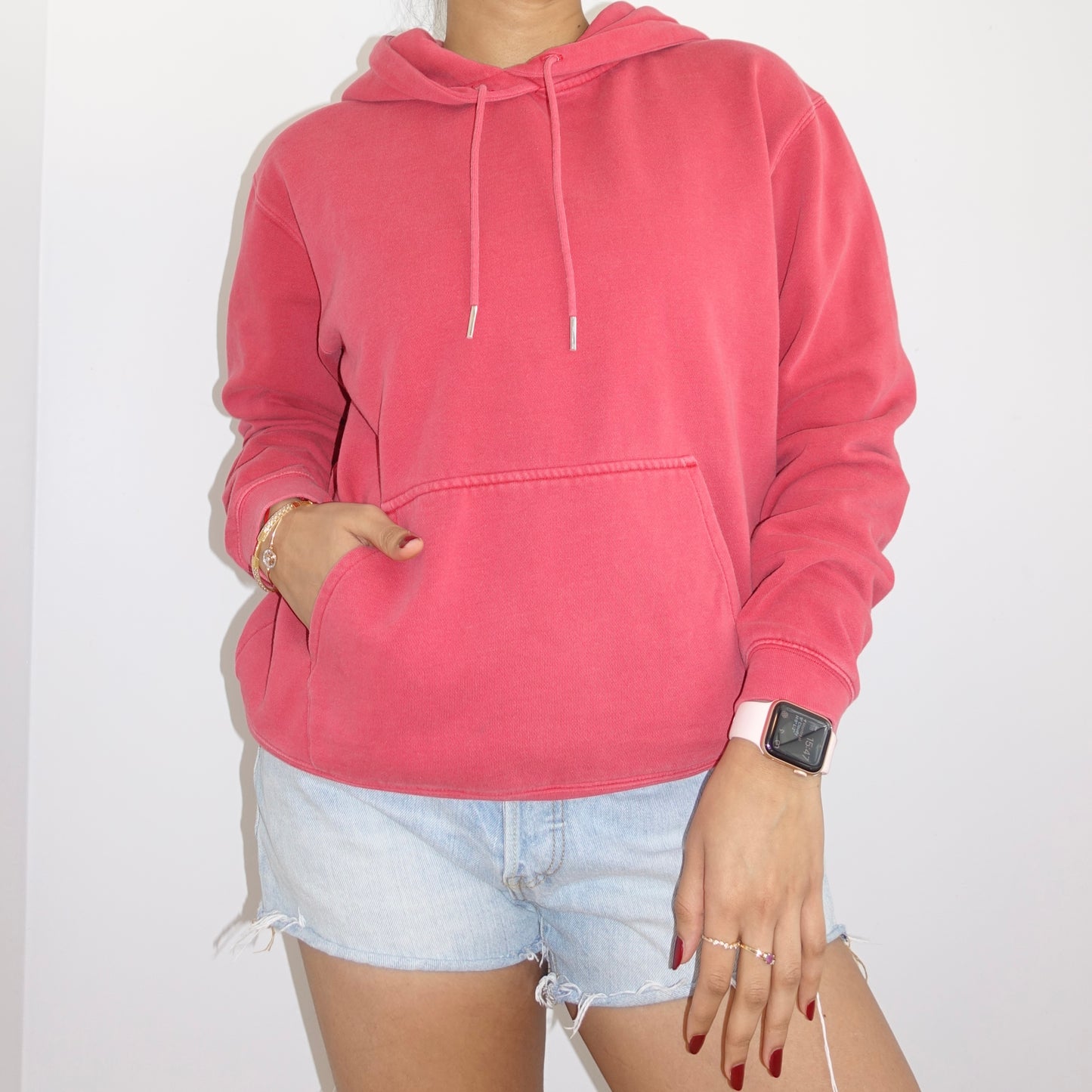 Frank and Oak Red Hoodie - Zoehify