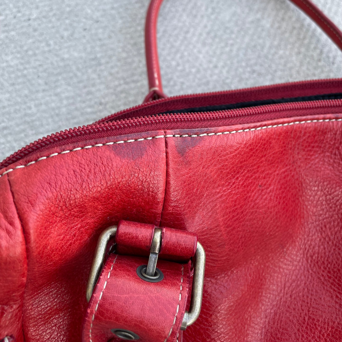 Y2K Red Shoulder Bag - Zoehify