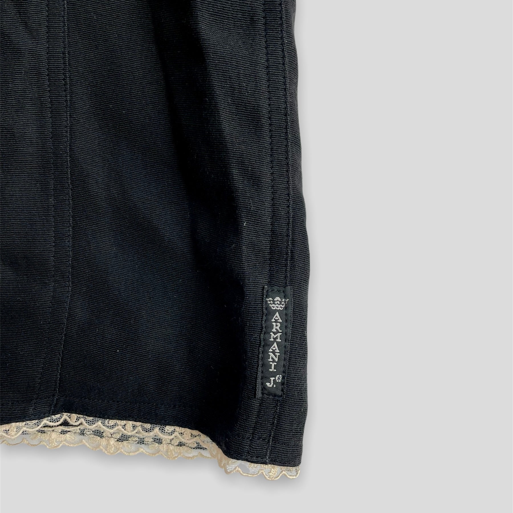 Vintage SiminT S.P.A. 1990s Black Armani Jeans Romper - Zoehify 