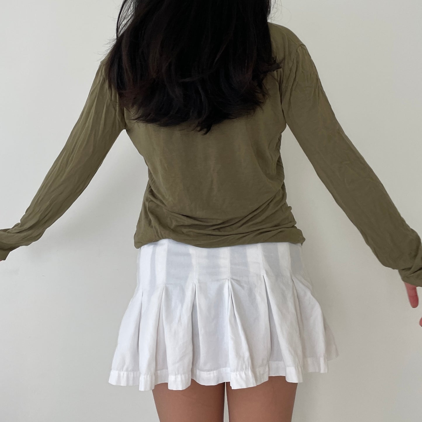 Roberto Cavalli Khaki Long Sleeved Tee - Zoehify