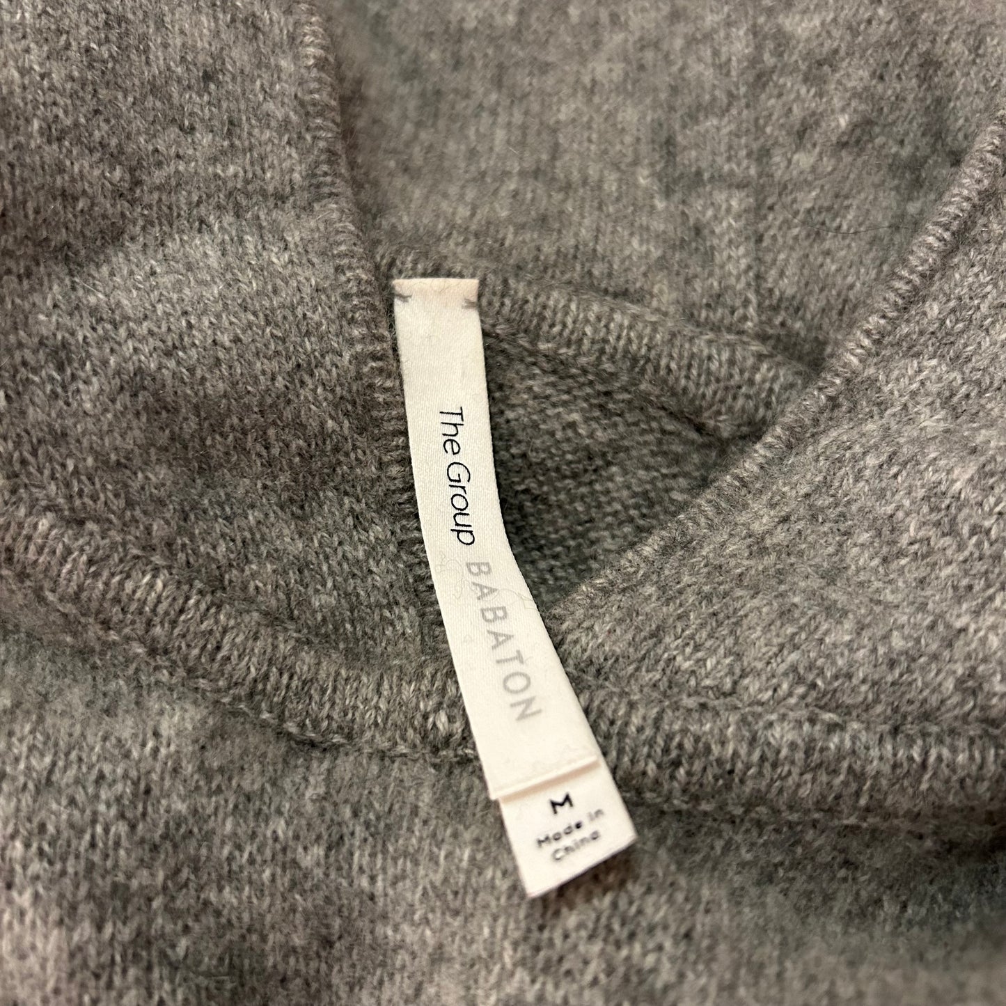 The Group by Babaton Grey Cashmere Hoodie - Medium