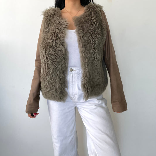 Joie Faux Fur Jacket - Small