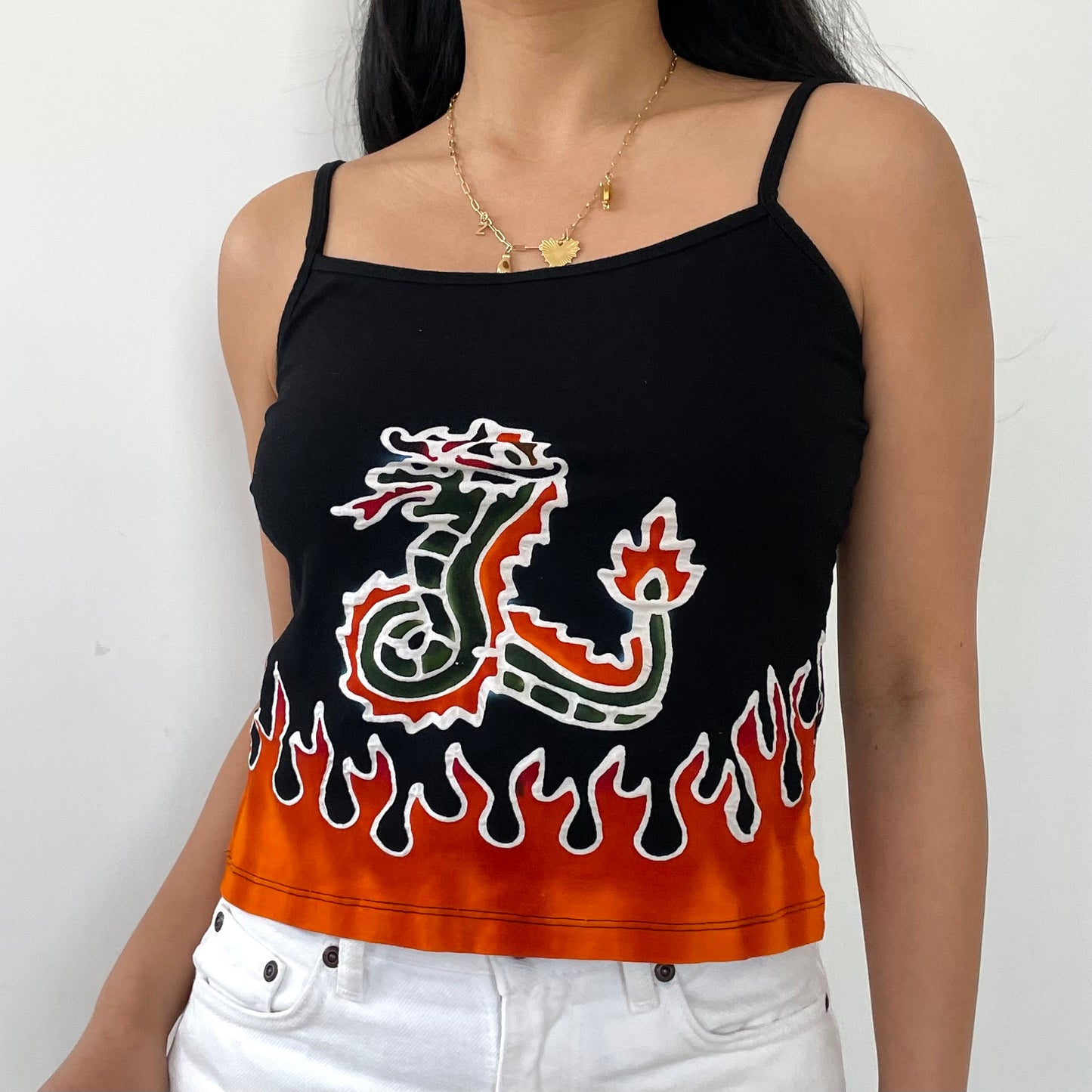 Designs by Naomi Black Dragon Cami - Small/Medium