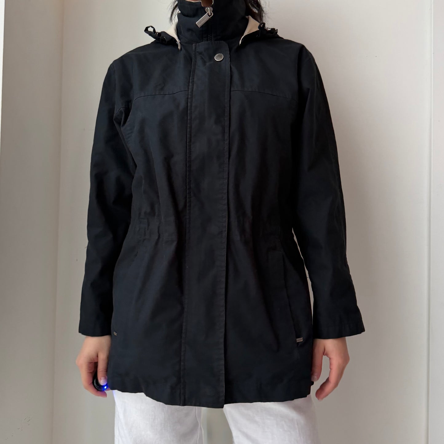 London Fog Black Utility Jacket - X-Small