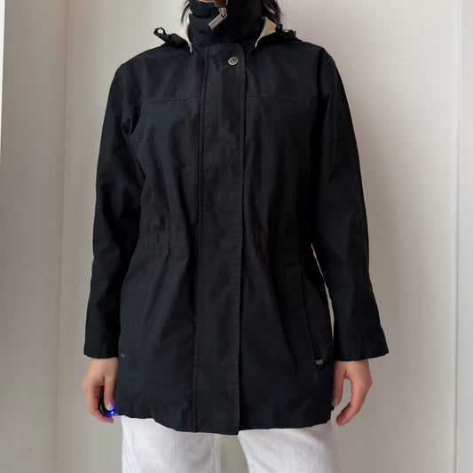 London Fog Black Utility Jacket - X-Small