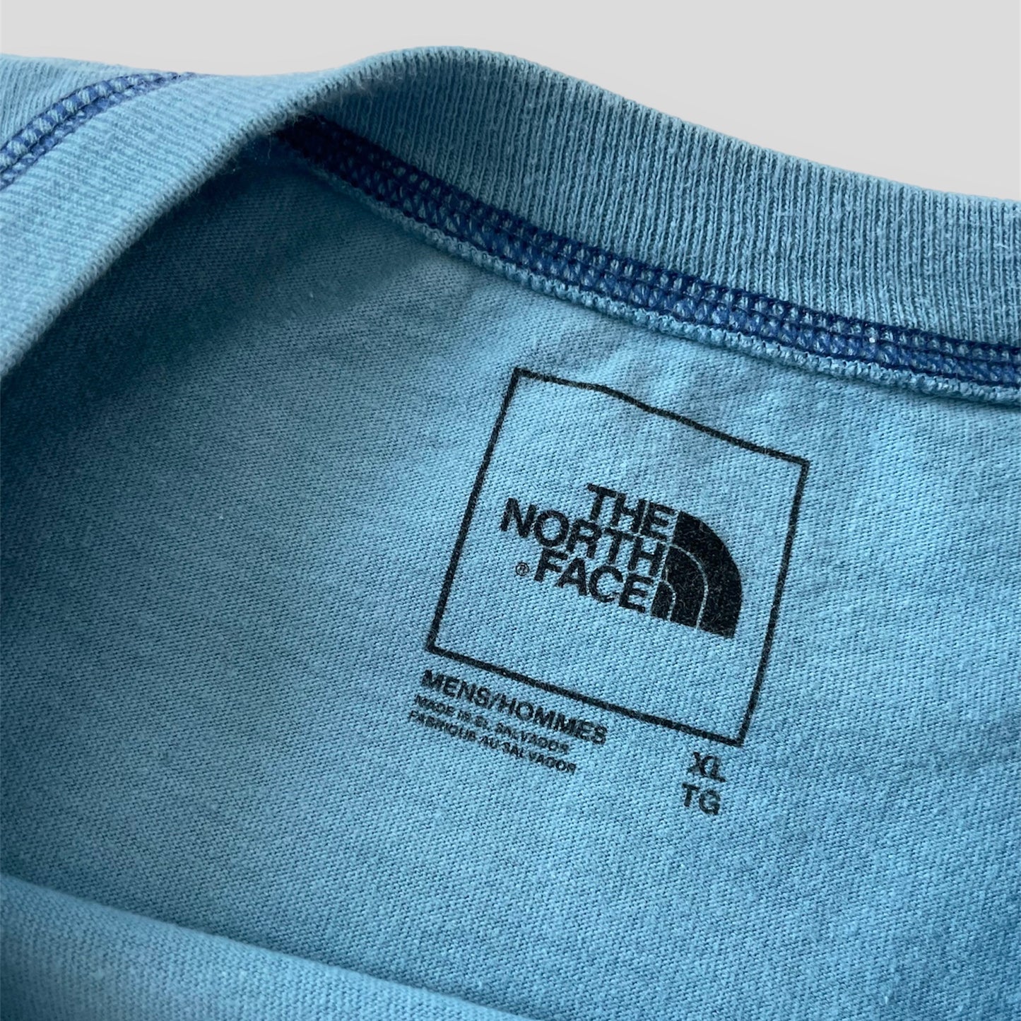 The North Face Blue Contrast Stitch Cotton Graphic Tee - X-Large/XX-Large