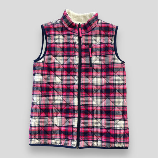 Vineyard Vines Girls Reversible Sherpa Vest - X-Small/Small