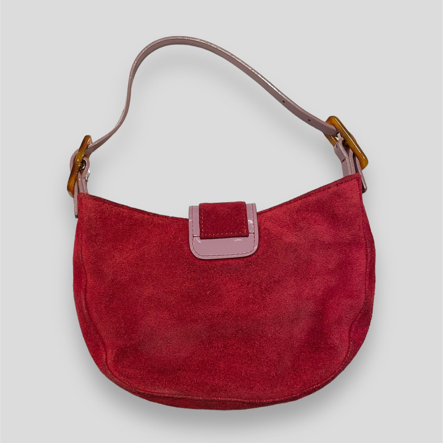 Red Suede Mini Bag