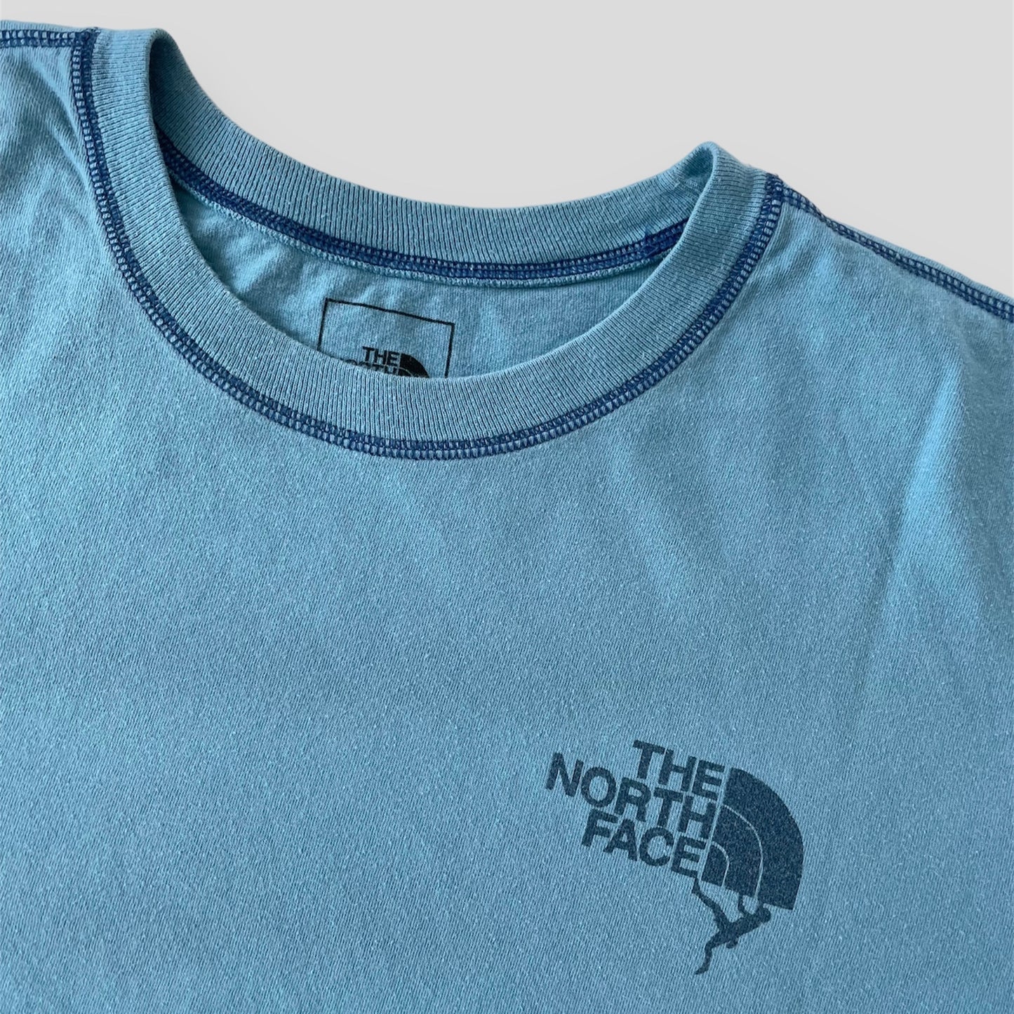 The North Face Blue Contrast Stitch Cotton Graphic Tee - X-Large/XX-Large