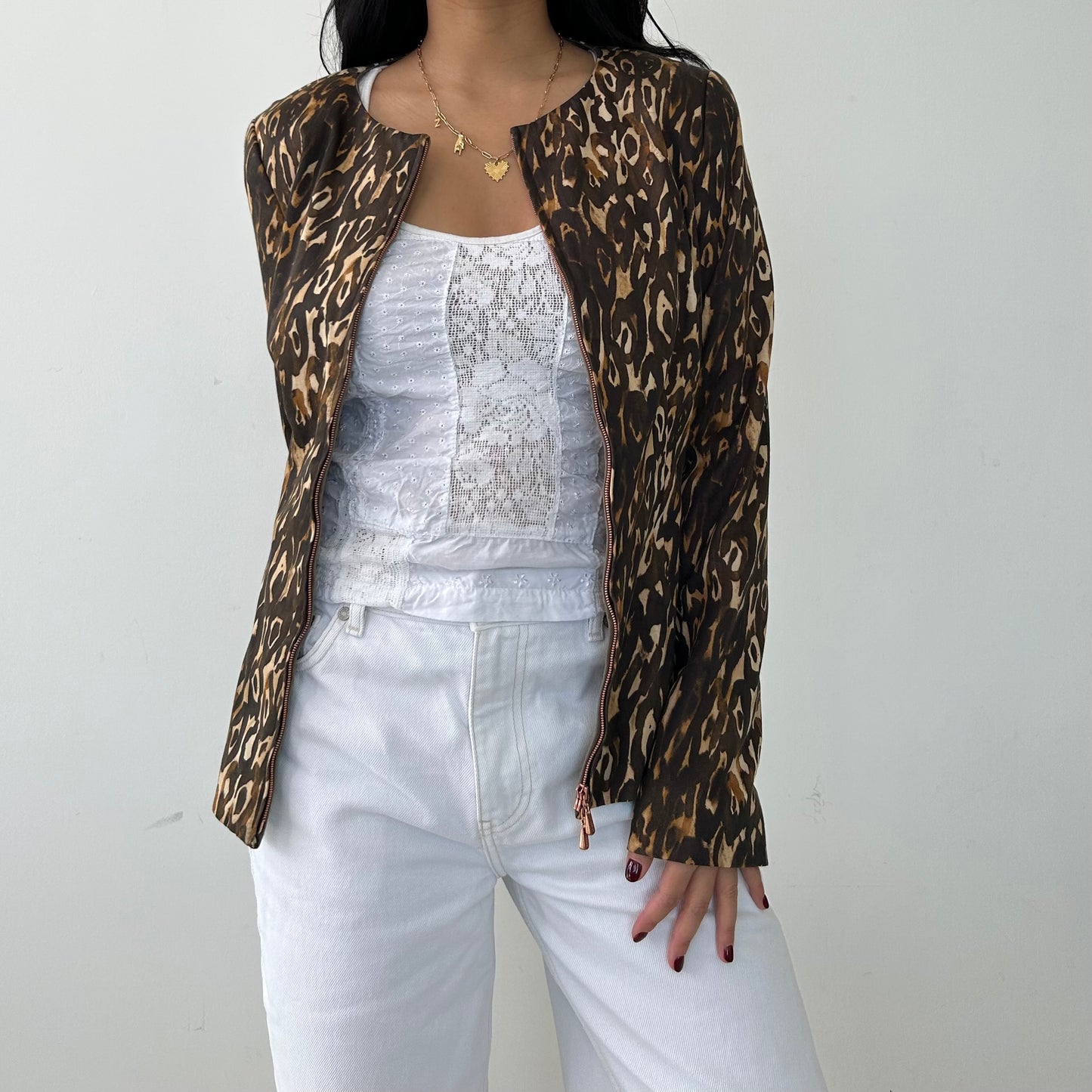 Escada Sport Leopard Print Evening Jacket - Small