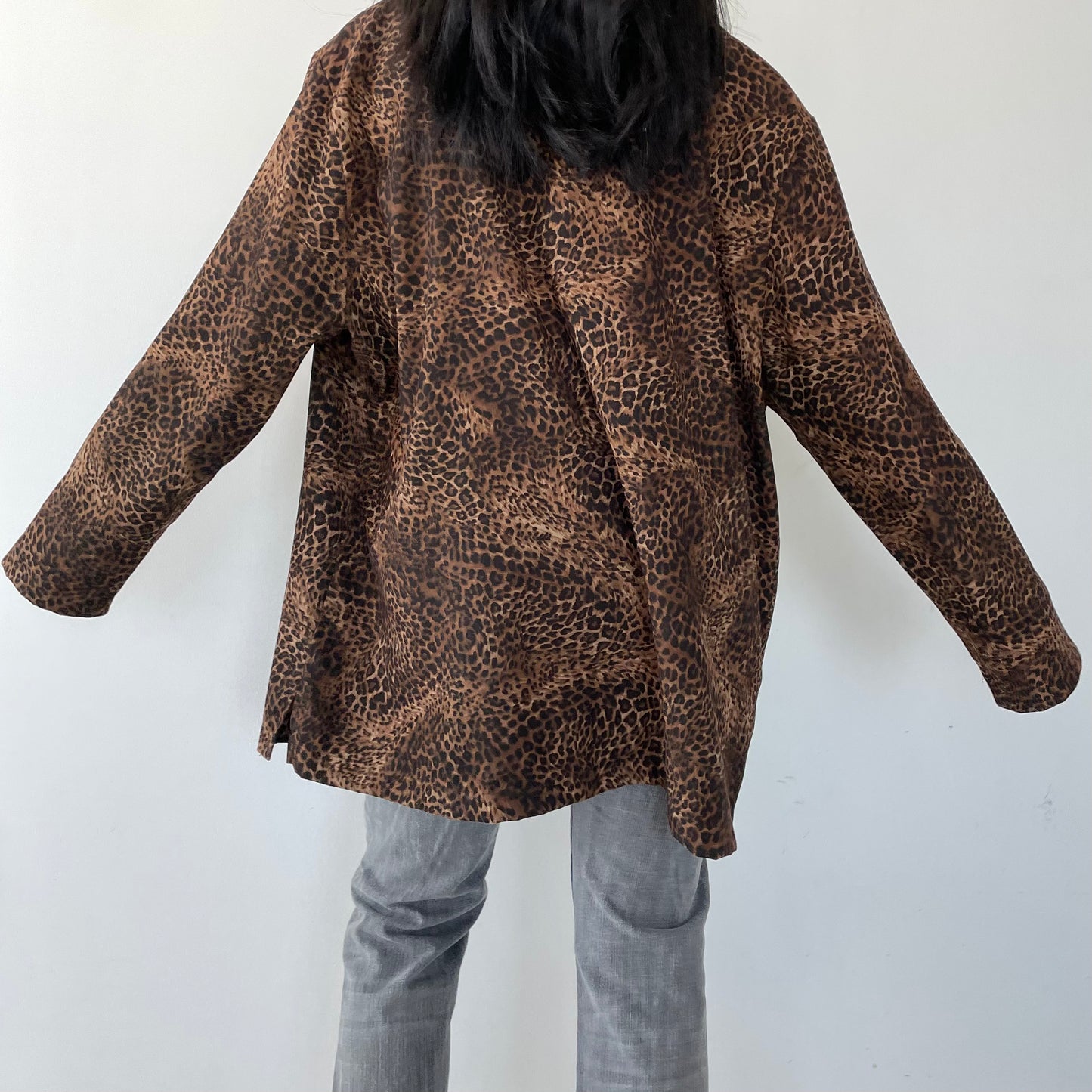 Leopard Print Jacket - 1X