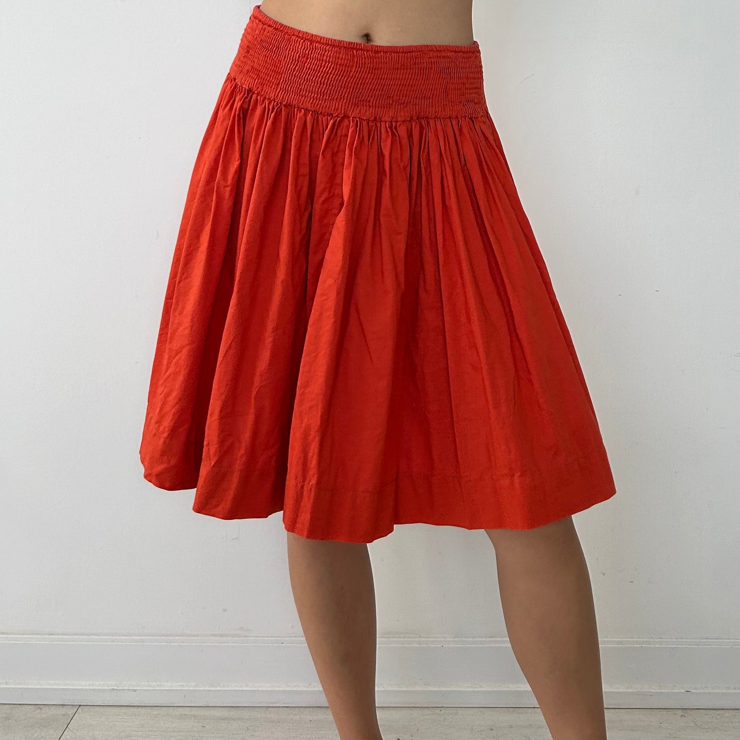 Pink and Orange Reversible Skirt - Medium