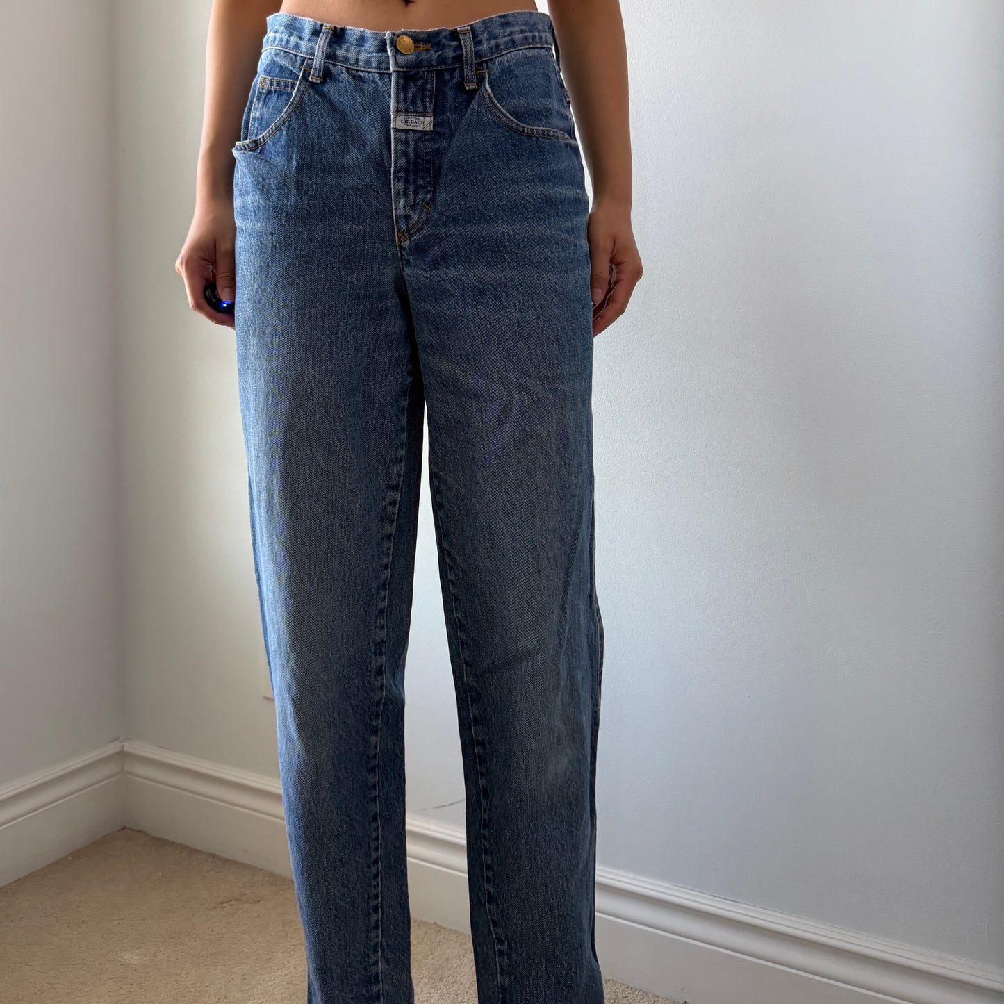 90s Made in USA Marithé & François Girbaud Medium Wash Jeans - W28