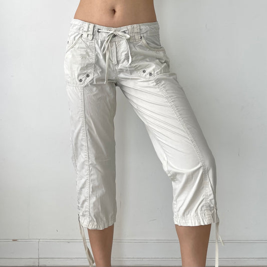 M & Co. Light Beige Cargo Capris - Medium