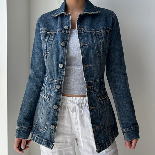 Izzue Fitted Denim Jacket - X-Small