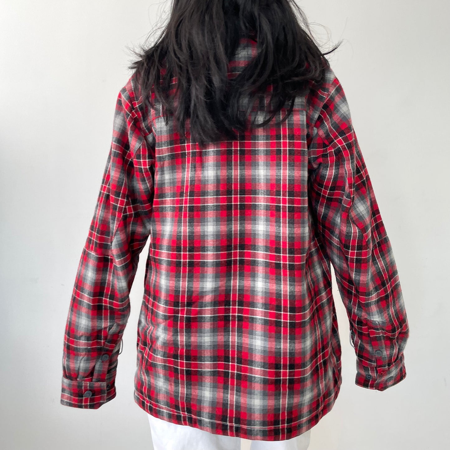 Columbia Red Plaid Omni-Heat Insulating Jacket - Men's Medium