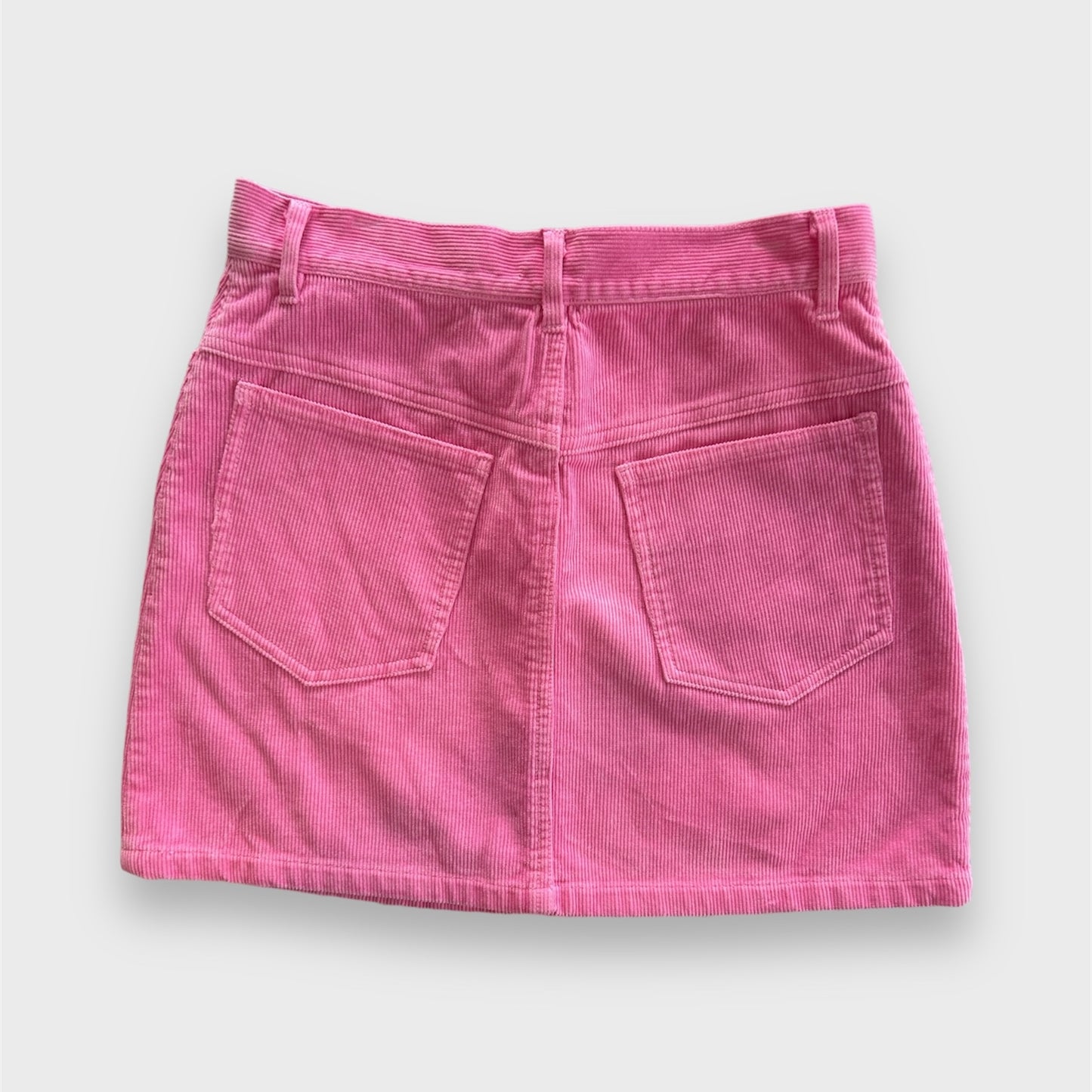 Brandy Melville Pink Corduroy Mini Skirt - W27