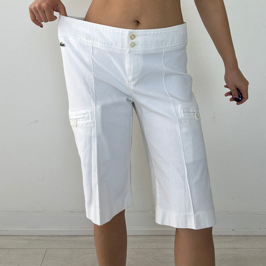 Lacoste White Capris - Large