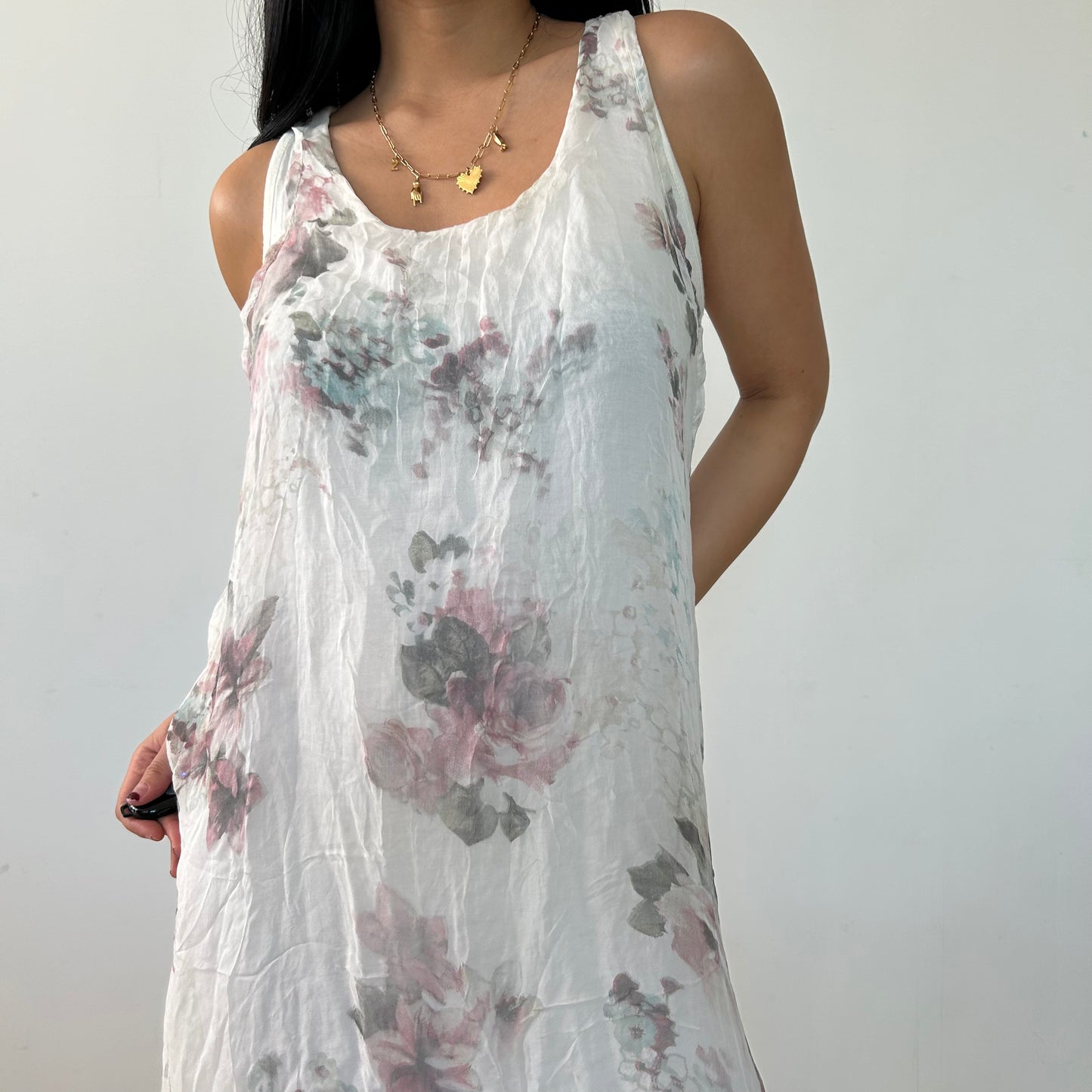 BNWT Amelie Folies Silk Floral Dress - Medium