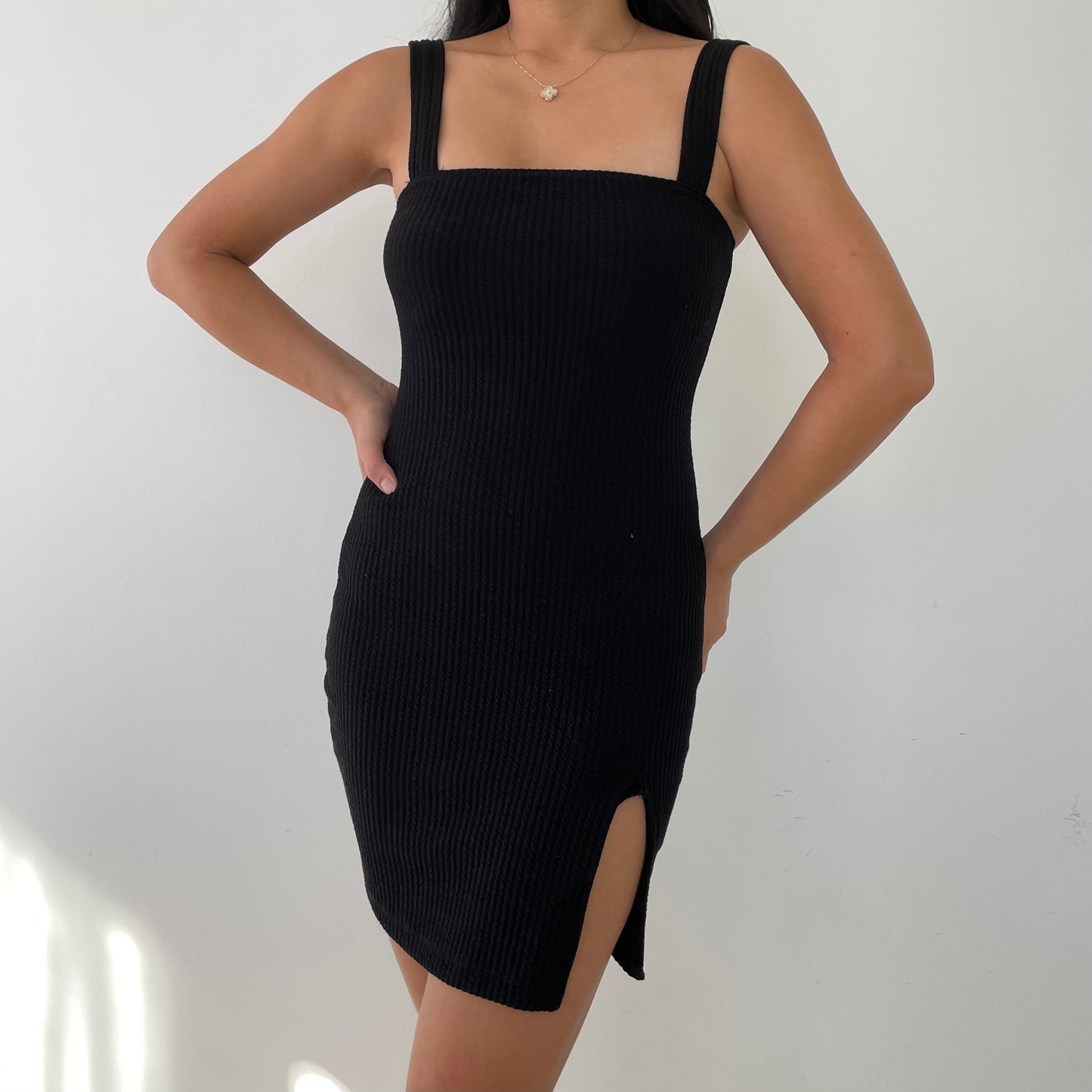 Motel Black Bodycon Mini Dress - X-Small