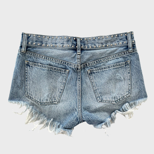 Pistola Studded Denim Shorts - W30