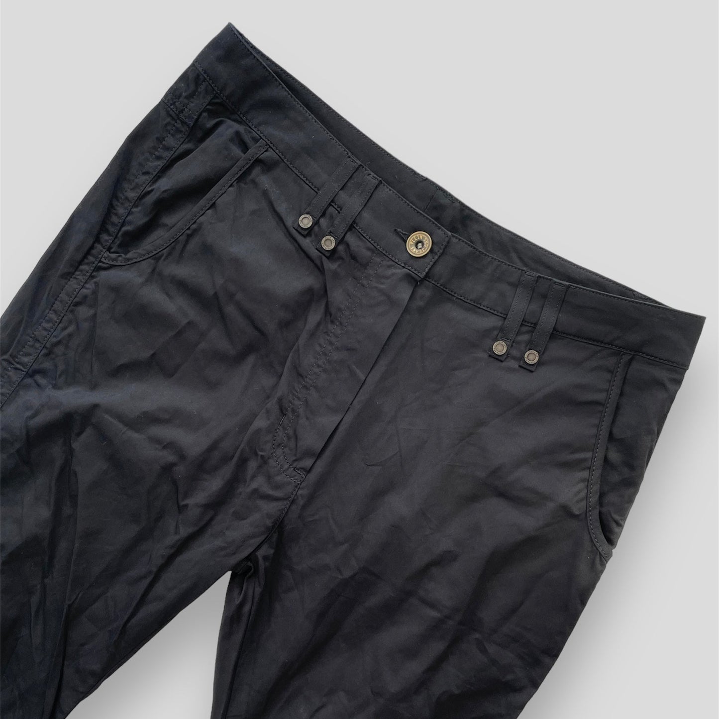 Plein Sud Jeanius Black Cargo Utility Pants - Medium
