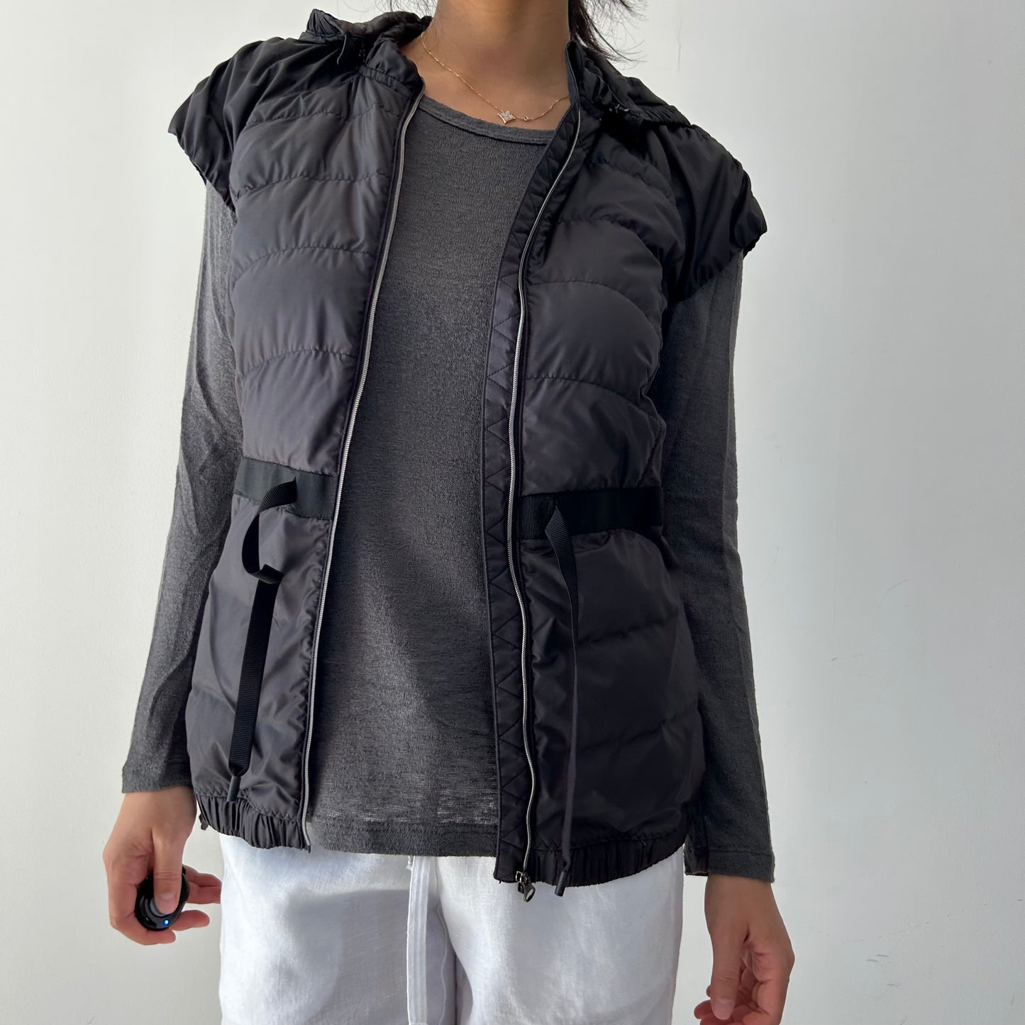 2014 Lululemon Black Short Sleeve 650 Down-Fill Jacket - X-Small