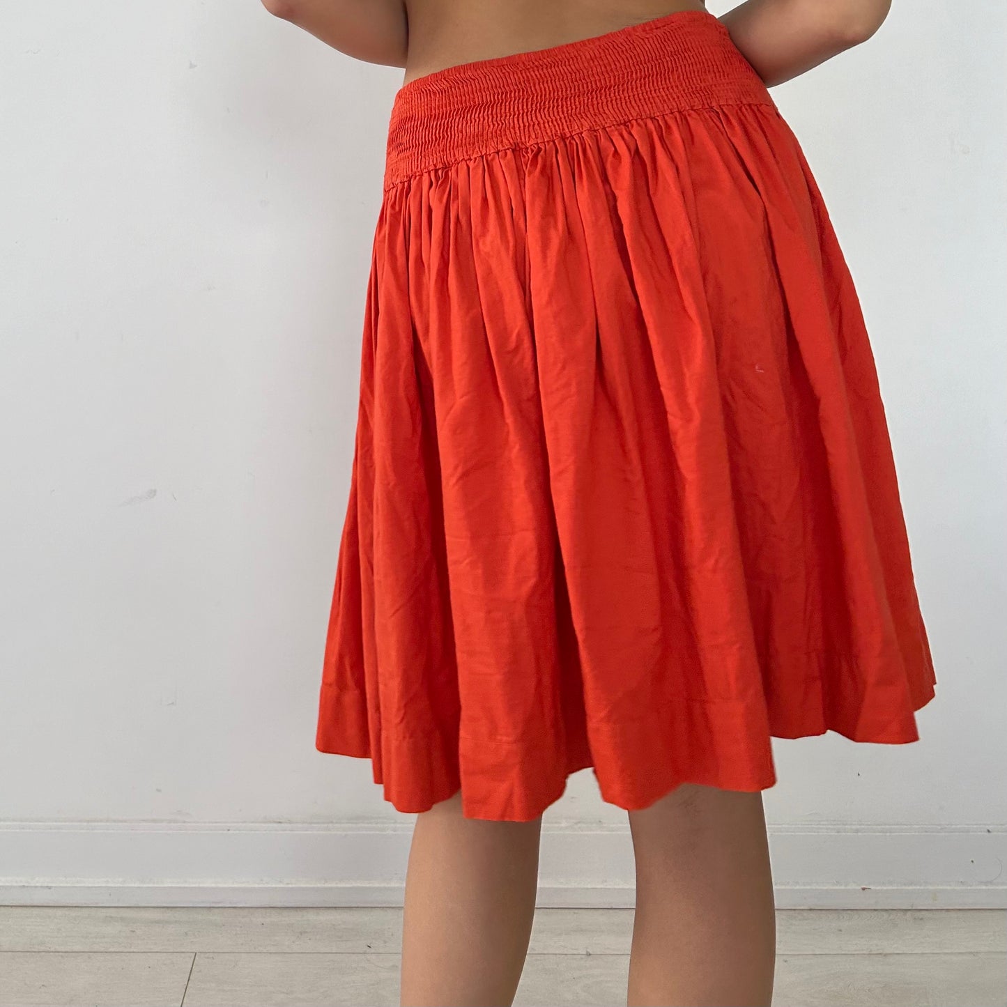 Pink and Orange Reversible Skirt - Medium