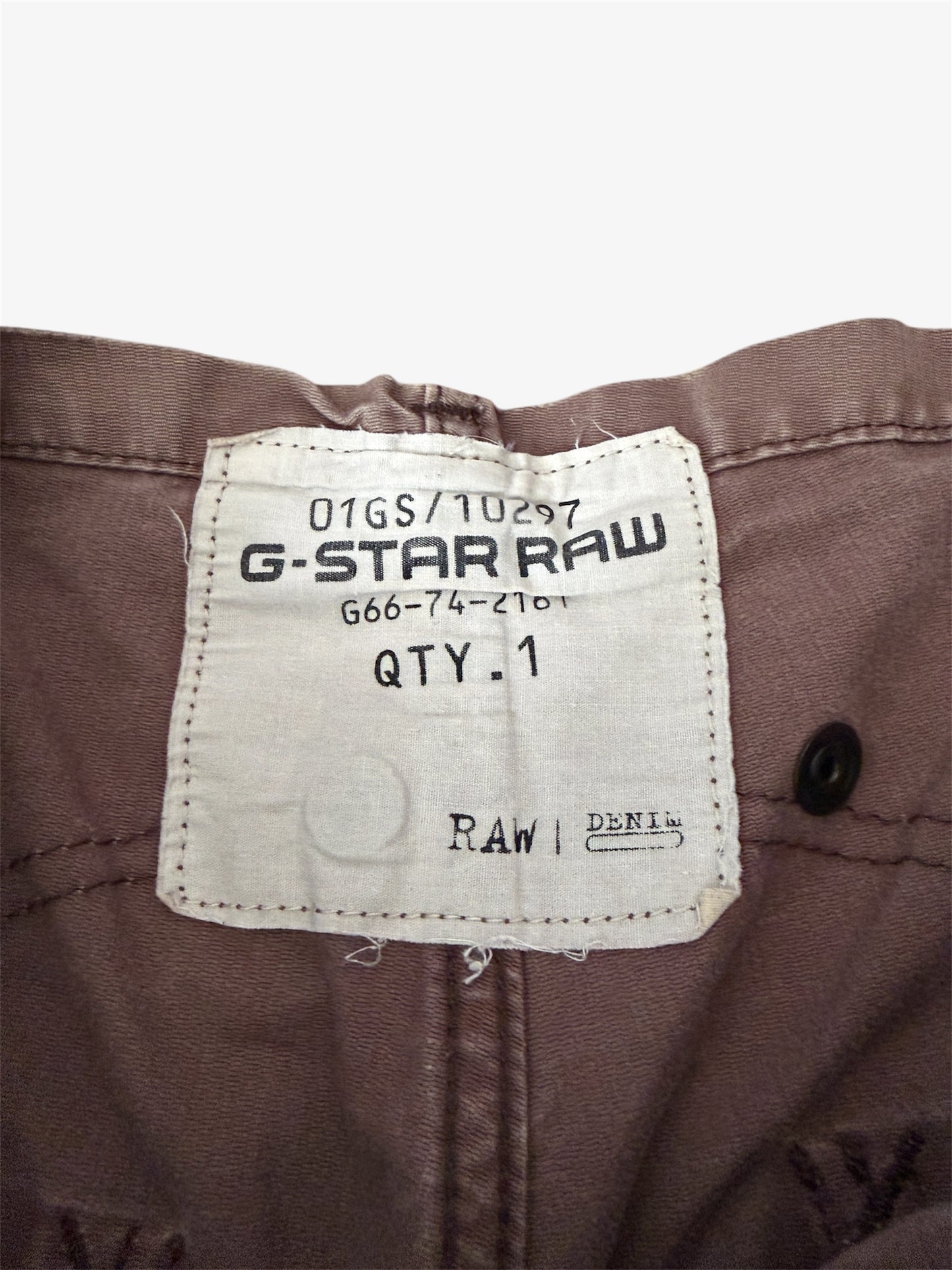 G-Star Raw Brown Cargo Pants - W29