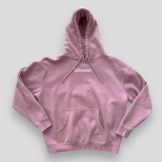 Glossier Pink Hoodie - Large