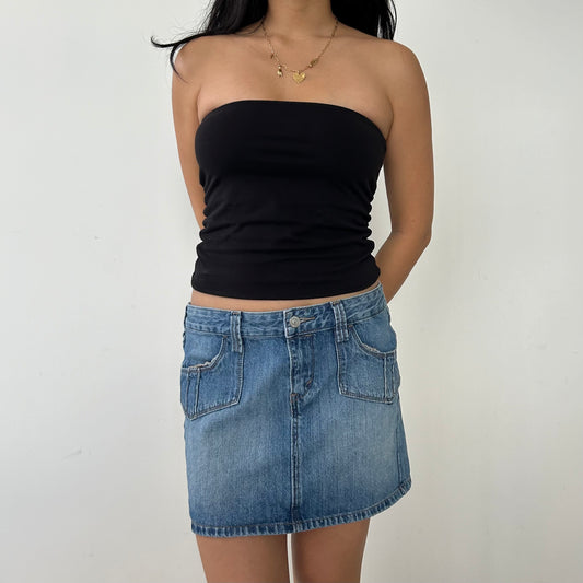 Levi's Jeans Classic Blue Mini Denim Skirt - Medium