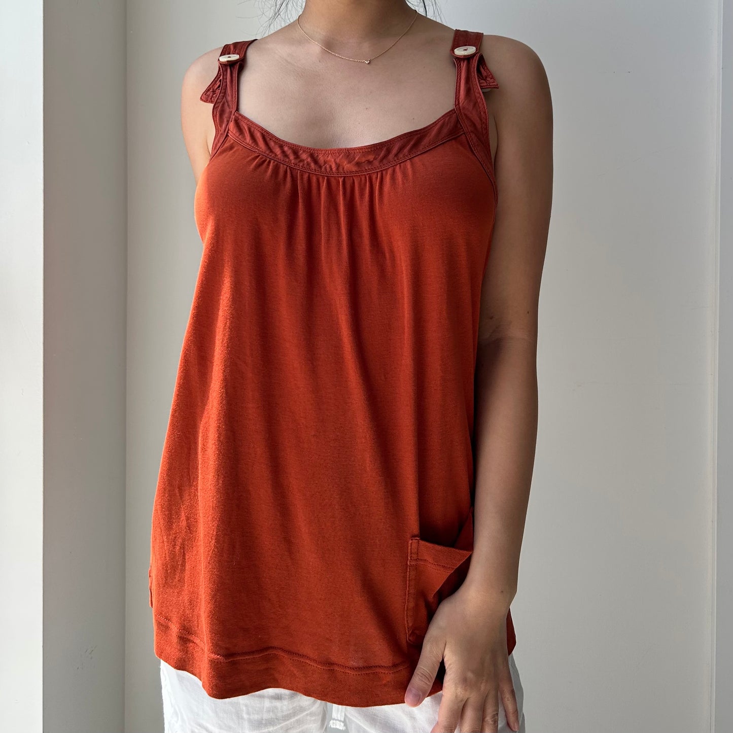Marc by Marc Jacobs Burnt Orange Tank Top - Medium