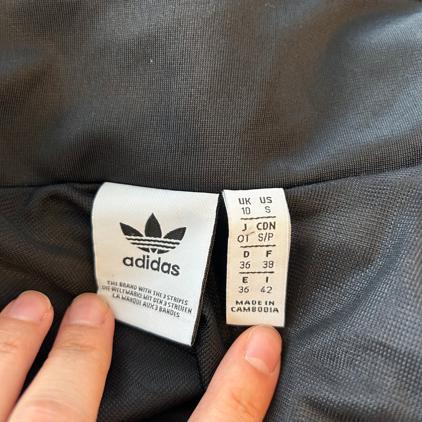 Adidas Originals Floral Cropped Track Jacket - Small