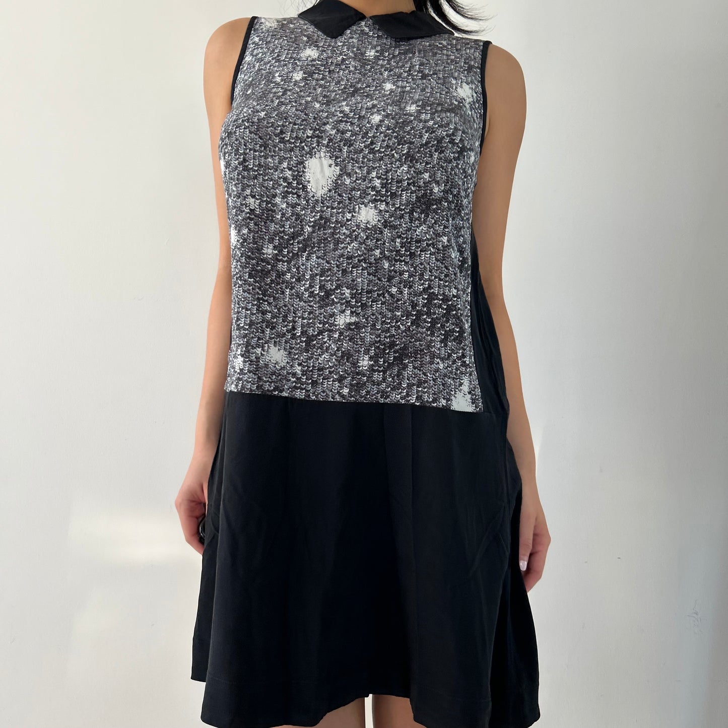 Marc by Marc Jacobs Peter Pan Collar Silk Dress - X-Small