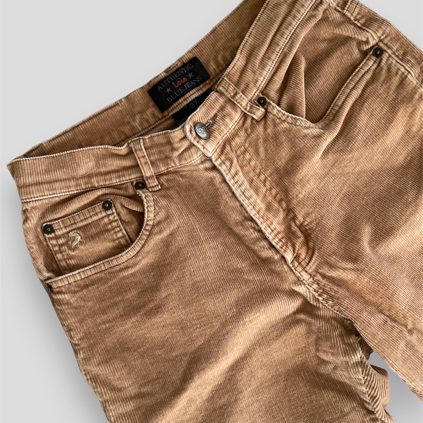 Lois Brown Corduroy Jeans - W27