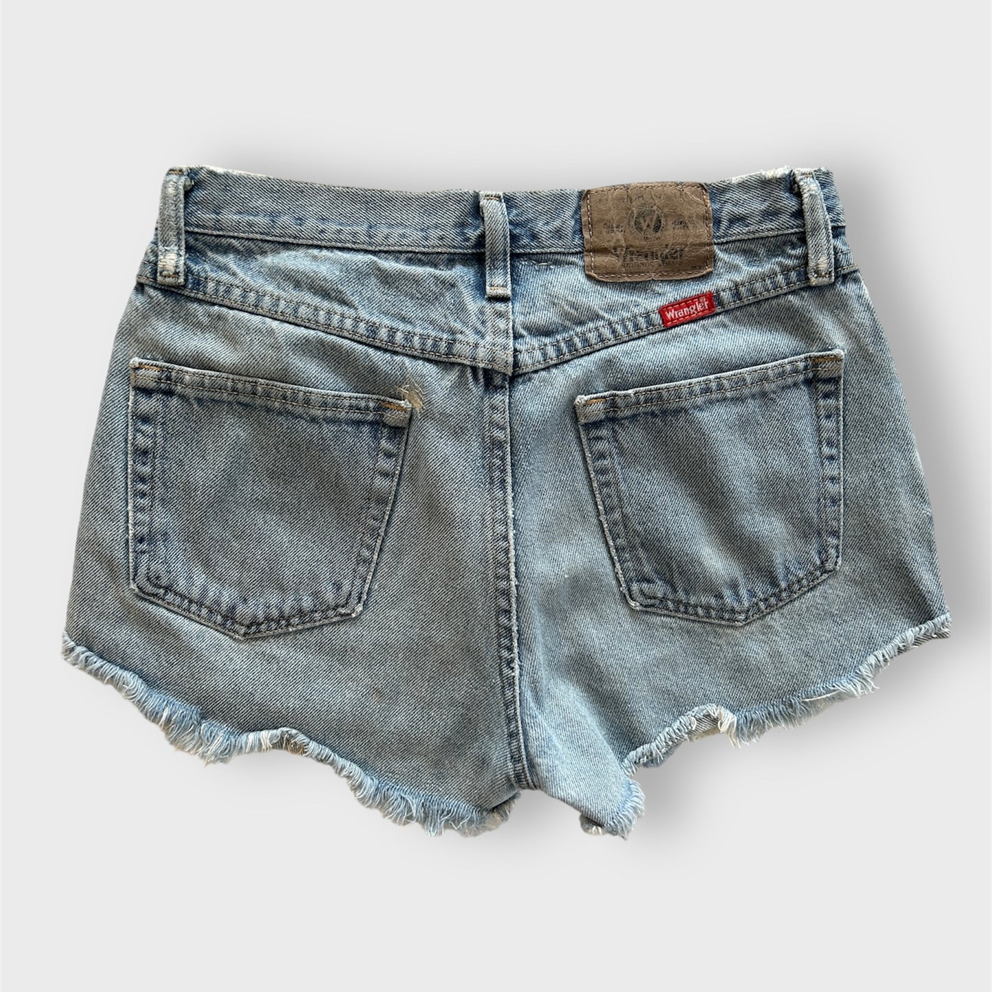Wrangler Reworked Blue Denim Shorts W30 – Zoehify
